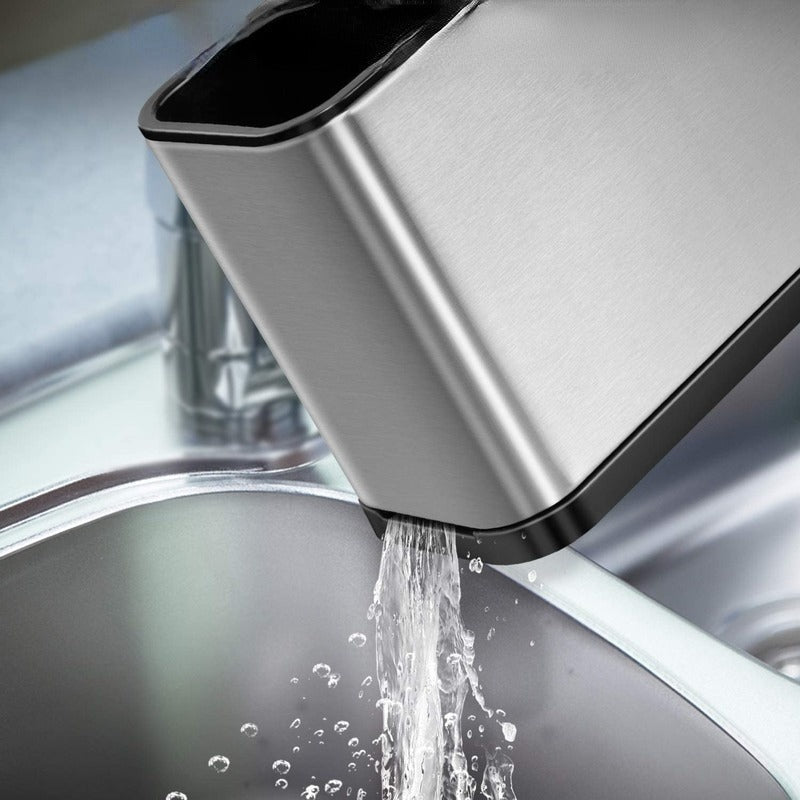 Porta Talher Inox de Pia Antiferrugem- Prateleira Organizadora